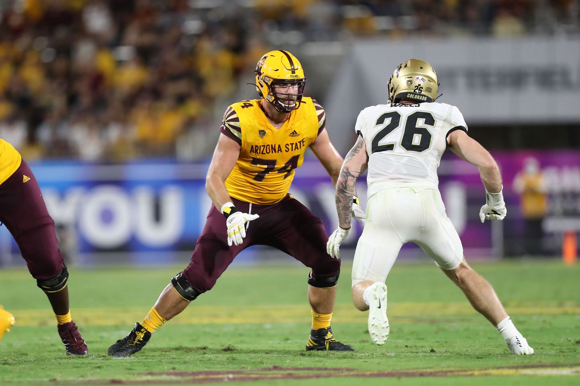 Arizona State offensive tackle Kellen Diesch